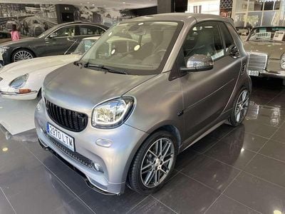 Usado Smart ForTwo Cabrio Brabus 109 CV (80 kW) 2017 Gris Descapotable