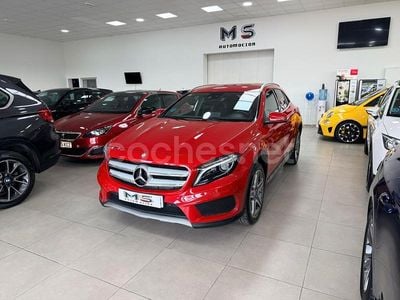 Rojo Usado 2017 Mercedes GLA220 AMG line SUV | 21.499 € (Precio justo)