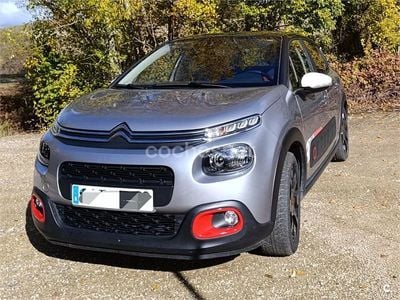 Gris / plata Usado 2019 Citroën C3 Feel Berlina | 8900 € (Precio justo)