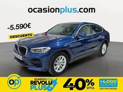 Usado BMW X4 252 CV (185 kW) 2018 Azul SUV