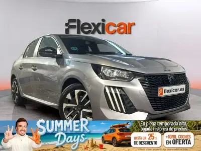 Usado Peugeot 208 Style 100 CV (73 kW) 2024 Gris Utilitario