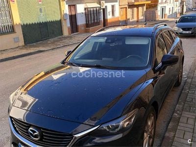 Usado Mazda 6 Style 150 CV (110 kW) 2017 Azul Familiar