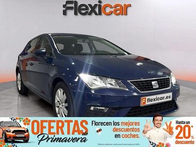 Usado Seat Leon Style 115 CV (84 kW) 2018 Azul Berlina