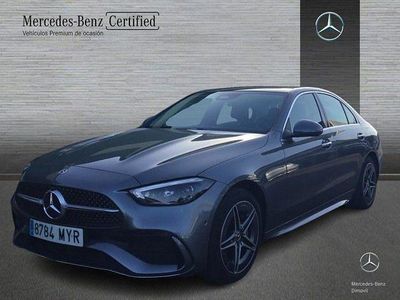 Gris selenita Usado 2024 Mercedes C300e AMG line | 52.500 € (Un poco caro)