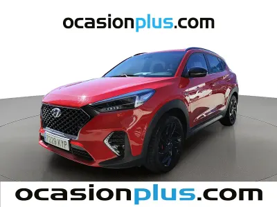 Usado Hyundai Tucson N Line 136 CV (100 kW) 2019 Rojo SUV