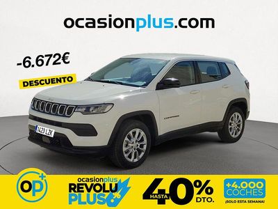 Usado Jeep Compass Longitude 130 CV (95 kW) 2022 Blanco SUV