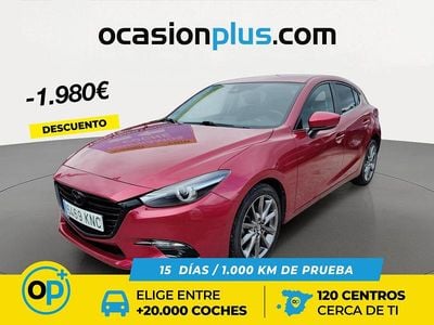 Usado Mazda 3 Edition 150 CV (110 kW) 2018 Rojo Berlina