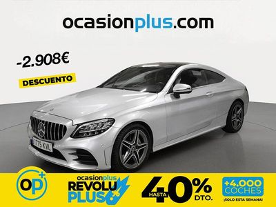 Usado Mercedes C220 194 CV (142 kW) 2019 Gris Coupe