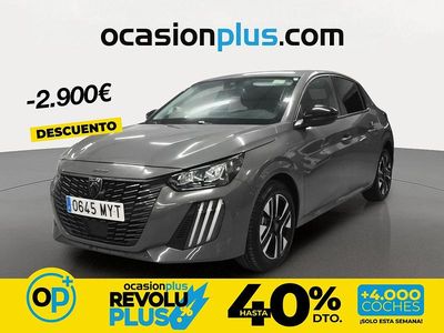 Usado Peugeot 208 Allure 100 CV (73 kW) 2025 Gris Utilitario