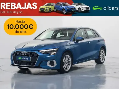 Usado Audi A3 Sportback e-tron Advanced 150 CV (110 kW) 2022 Azul Utilitario