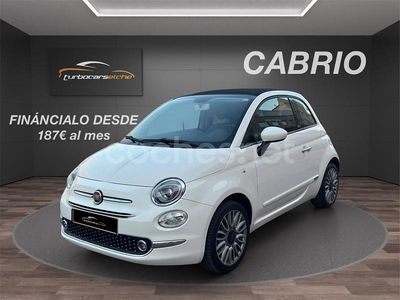 Usado Fiat 500C Lounge 69 CV (50 kW) 2016 Blanco Descapotable