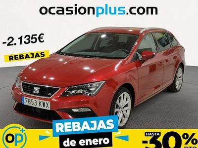 Usado Seat Leon ST FR 131 CV (96 kW) 2019 Rojo Familiar