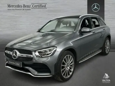 Usado Mercedes GLC220 AMG line 197 CV (144 kW) 2022 Gris