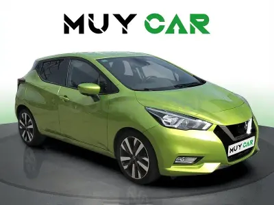 Usado Nissan Micra Acenta 90 CV (66 kW) 2017 Verde Utilitario