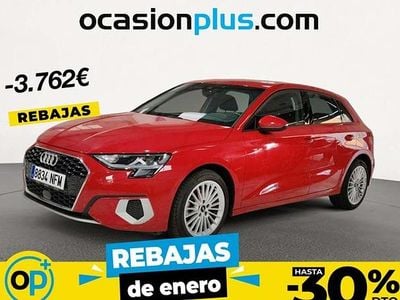 Rojo Usado 2022 Audi A3 Sportback Advanced Utilitario | 20.267 € (Buen precio)