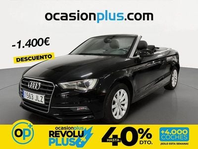 Usado Audi A3 Cabriolet Attraction 110 CV (80 kW) 2016 Negro Descapotable