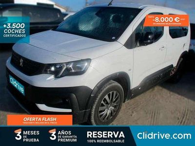 Usado Peugeot Rifter Active 102 CV (75 kW) 2022 Blanco Monovolumen