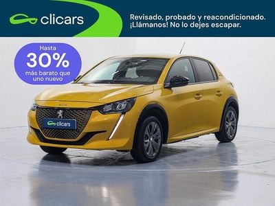Usado Peugeot e-208 Active 100 kW (136 CV) 2022 Amarillo Utilitario
