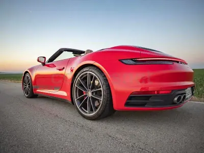 Usado Porsche 911 Carrera S Cabriolet 450 CV (330 kW) 2021 Rojo Descapotable