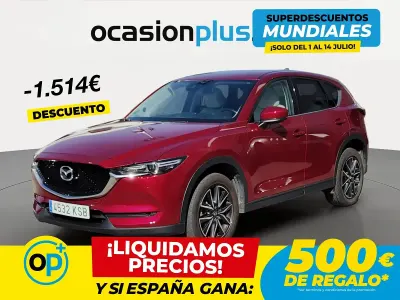 Usado Mazda CX-5 165 CV (121 kW) 2018 Rojo SUV