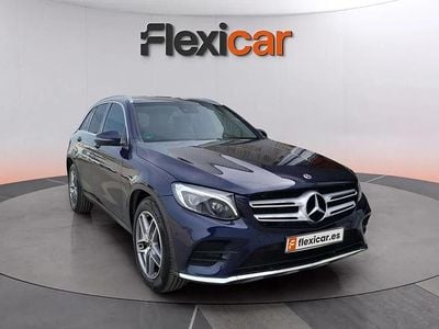 Usado Mercedes GLC220 171 CV (125 kW) 2018 Azul SUV