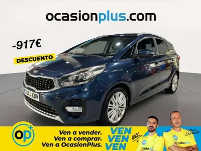 Usado Kia Carens 136 CV (100 kW) 2018 Azul Monovolumen