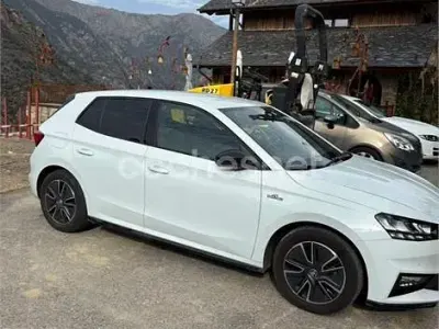 Usado Skoda Fabia Monte Carlo 150 CV (110 kW) 2024 Blanco Utilitario