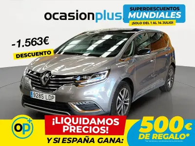 Usado Renault Espace LIMITED 160 CV (117 kW) 2019 Gris Monovolumen
