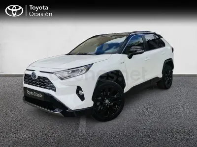 Käytetty Toyota RAV4 Hybrid Style 218 HP (160 kW) 2021 Valkoinen Katumaasturi