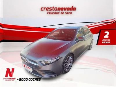 Usado Mercedes A180 AMG line 136 CV (100 kW) 2020 Gris / plata Berlina