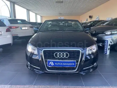 Usado Audi A3 Cabriolet Attraction 140 CV (102 kW) 2013 Negro Descapotable