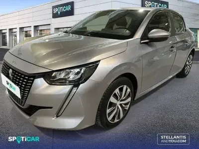 Usado Peugeot 208 Active 100 CV (73 kW) 2020 Gris Utilitario