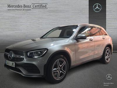 Usado Mercedes GLC220 AMG line 194 CV (142 kW) 2022 Gris / plata SUV