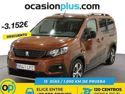 Marrón Usado 2020 Peugeot Rifter GT-line Monovolumen | 16.728 € (Buen precio)