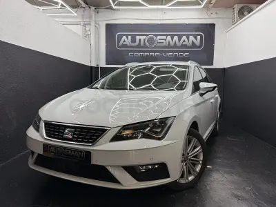 Usado Seat Leon XCELLENCE 130 CV (95 kW) 2019 Blanco Familiar