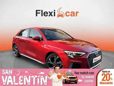 Usado Audi A3 S-line plus 150 CV (110 kW) 2021 Rojo Berlina