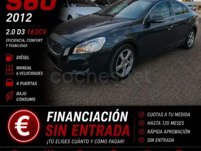Usado Volvo S60 Momentum 115 CV (84 kW) 2012 Gris / plata Berlina