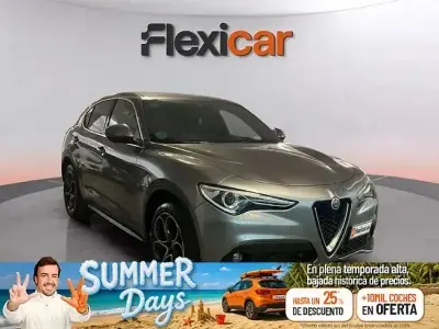 Usado Alfa Romeo Stelvio Executive 210 CV (154 kW) 2019 Gris SUV