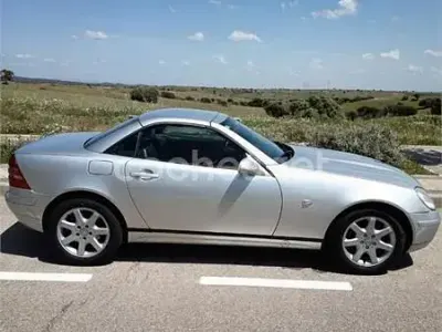 Usado Mercedes SLK200 163 CV (119 kW) 1999 Gris / plata Descapotable