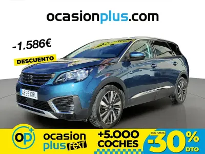 Usado Peugeot 5008 Allure 130 CV (95 kW) 2018 Azul SUV
