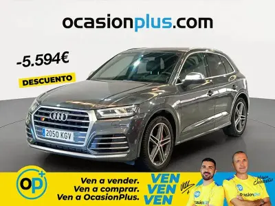 Usado Audi SQ5 354 CV (260 kW) 2018 Gris / plata SUV