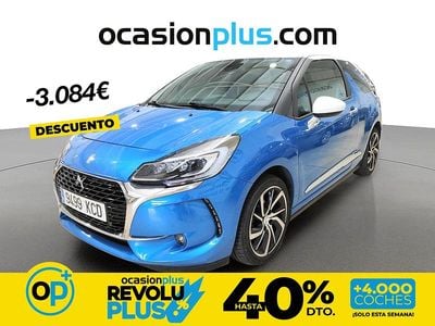 Usado DS Automobiles DS3 Style 99 CV (72 kW) 2017 Azul Utilitario
