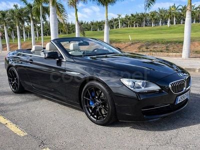 Usado BMW 640 Cabriolet 313 CV (230 kW) 2014 Negro Descapotable