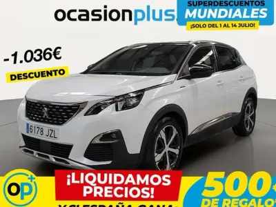 Usado Peugeot 3008 GT-line 165 CV (121 kW) 2017 Blanco SUV