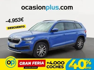 Usado Skoda Kodiaq Ambition 150 CV (110 kW) 2022 Azul SUV