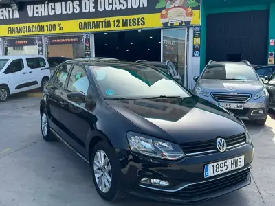 Usado VW Polo Advance 90 CV (66 kW) 2014 Negro Berlina