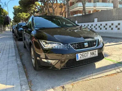 Usado Seat Leon ST FR 150 CV (110 kW) 2015 Negro Familiar