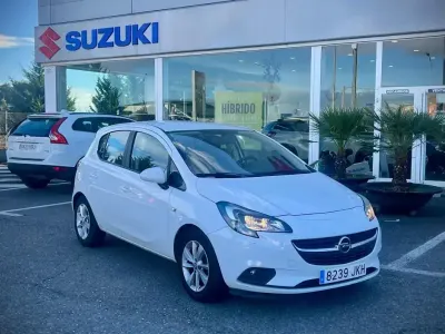 Usado Opel Corsa Selective 90 CV (66 kW) 2015 Blanco Berlina