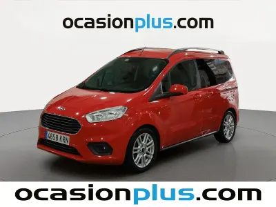 Usado Ford Tourneo Courier Sport 100 CV (73 kW) 2018 Rojo Monovolumen