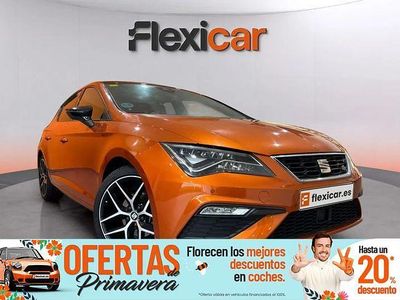 Usado Seat Leon FR 150 CV (110 kW) 2018 Naranja Berlina
